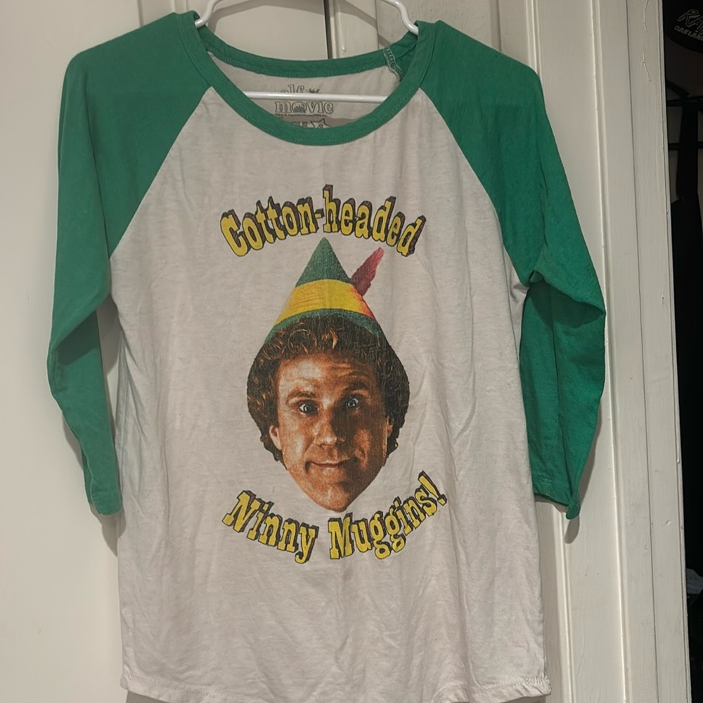 Elf movie baseball tee